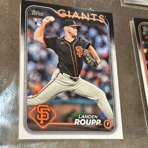 Topps Black and Orange Accents Baseball Card